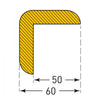 Self-Adhesive Foam Edge Protectors - 1m Long