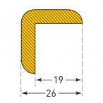 Foam Edge Protectors - Self-Adhesive - 5m Long