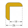 5m Long Foam Self-Adhesive Edge Protector Strips