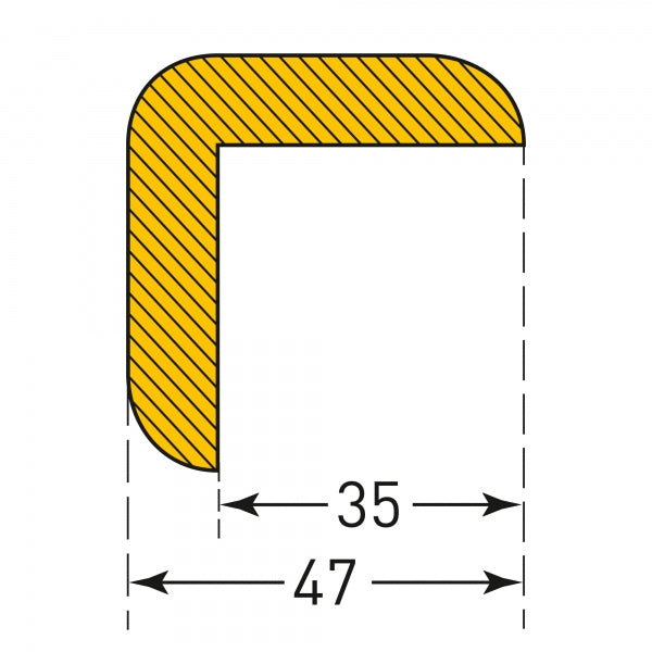 Foam Edge Protectors - Self-Adhesive - 5m Long