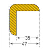 5m Long Foam Self-Adhesive Edge Protector Strips