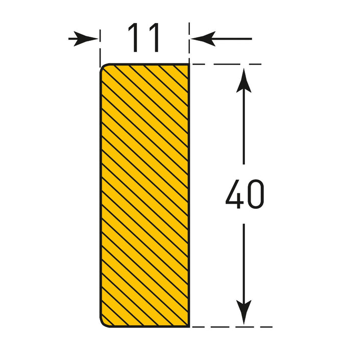 5m Long Foam Self-Adhesive Flat Surface Impact Protector Strip (4572293038115)