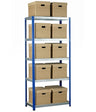 Eco Metal Shelving with 5 Shelves (265kg UDL) (4635473084451)