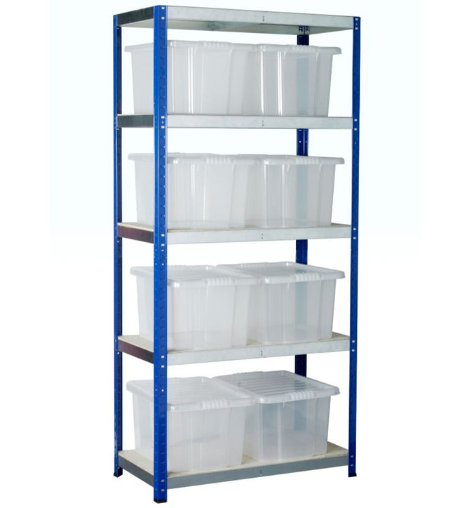 Eco Metal Shelving with 5 Shelves (265kg UDL) (4635473084451)