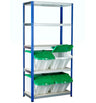 Eco Metal Shelving with 5 Shelves (265kg UDL) (4635473084451)