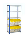 Eco Metal Shelving with 5 Shelves (265kg UDL) (4635473084451)
