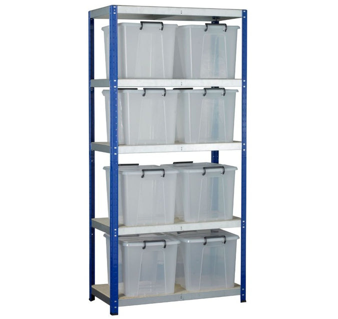 Eco Metal Shelving with 5 Shelves (265kg UDL) (4635473084451)