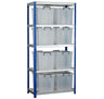 Eco Metal Shelving with 5 Shelves (265kg UDL) (4635473084451)