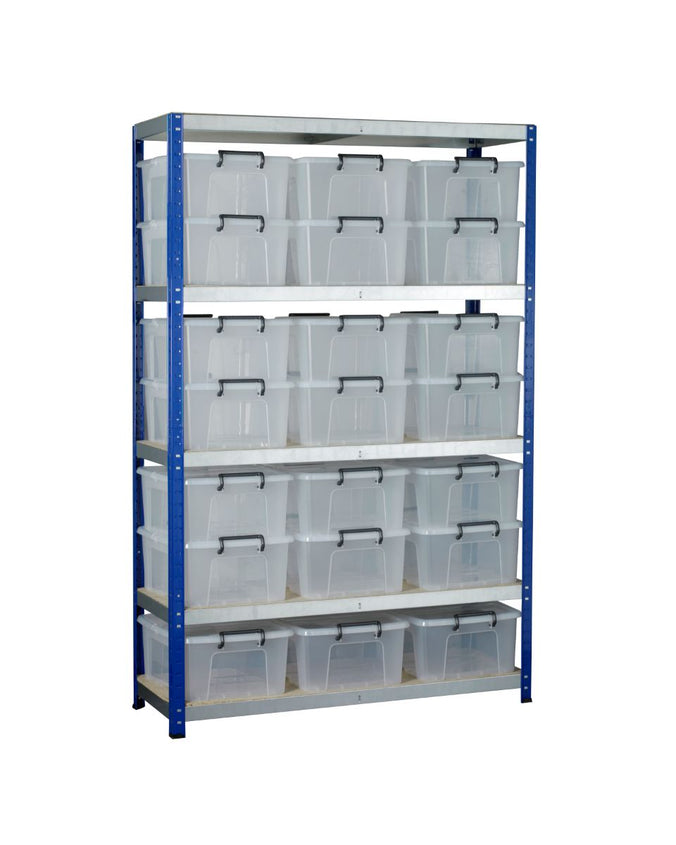 Eco Metal Shelving with 5 Shelves (265kg UDL) (4635473084451)