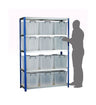 Eco Metal Shelving with 5 Shelves (265kg UDL) (4635473084451)