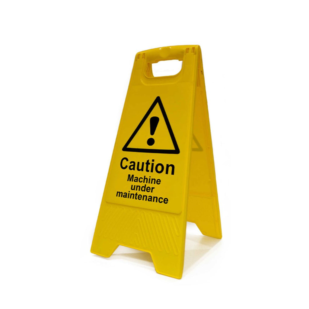 Caution Machine under maintenance - Floor Sign (6003801325739)
