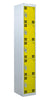 5 Compartment Tool Charging Locker - Standard Plug yellow (4459632853027)