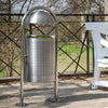 Stainless Steel Outdoor Litter Bins in use (5967916466347)