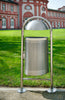 Stainless Steel Outdoor Litter Bins in use (5967916466347)