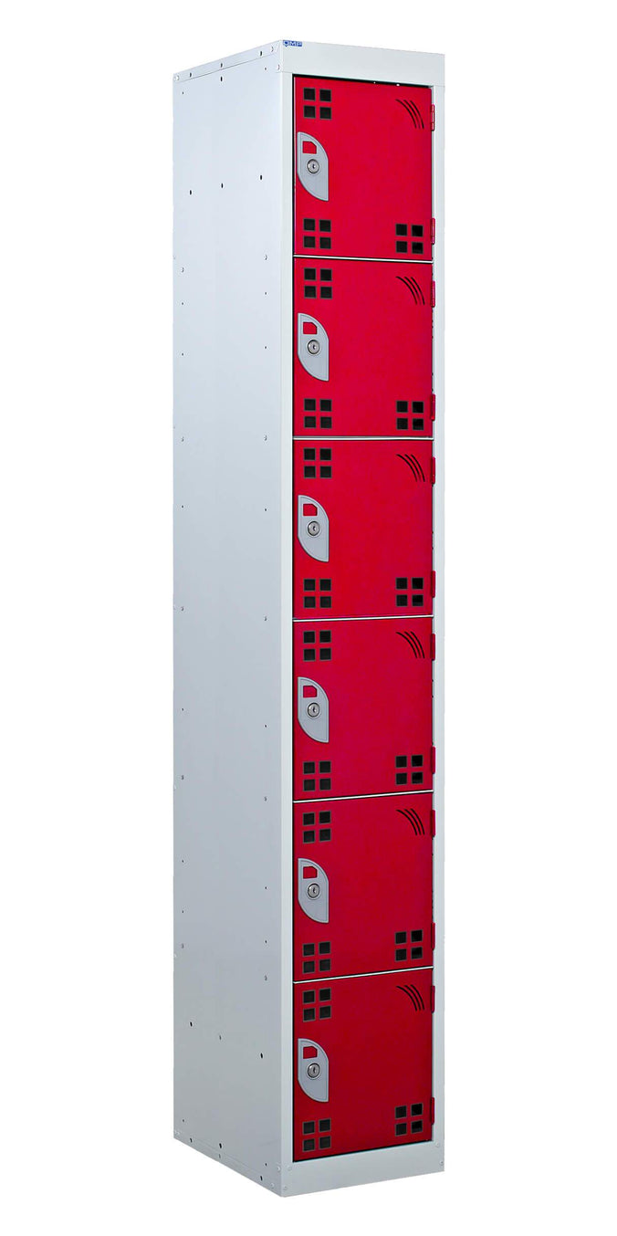 6 Compartment Tool Charging Locker - Standard Plug (4459632885795)