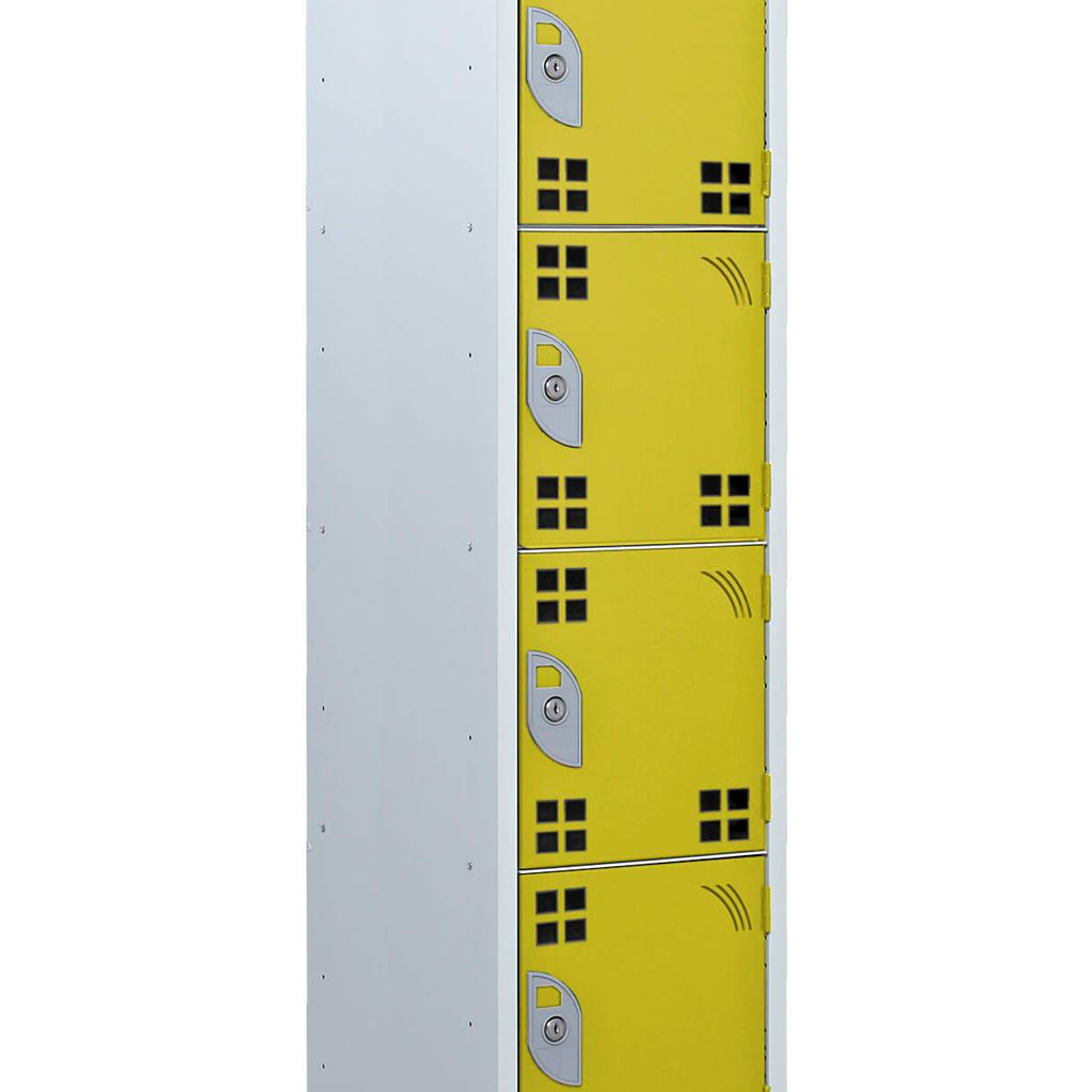 6 Compartment Tool Charging Locker - RCD Plug yellow (4459633049635)