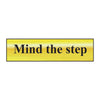 Mind The Step - Gold or Silver Office Door Sign gold (6046938595499)