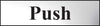 Horizontal Push Office Door Sign silver (6046938464427)