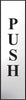Vertical Push Office Door Sign silver (6046938398891)