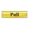 Horizontal Pull Office Door Sign gold (6046938431659)