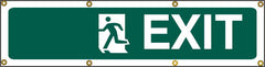 Fire Exit (Man Left) - PVC Safety Banner