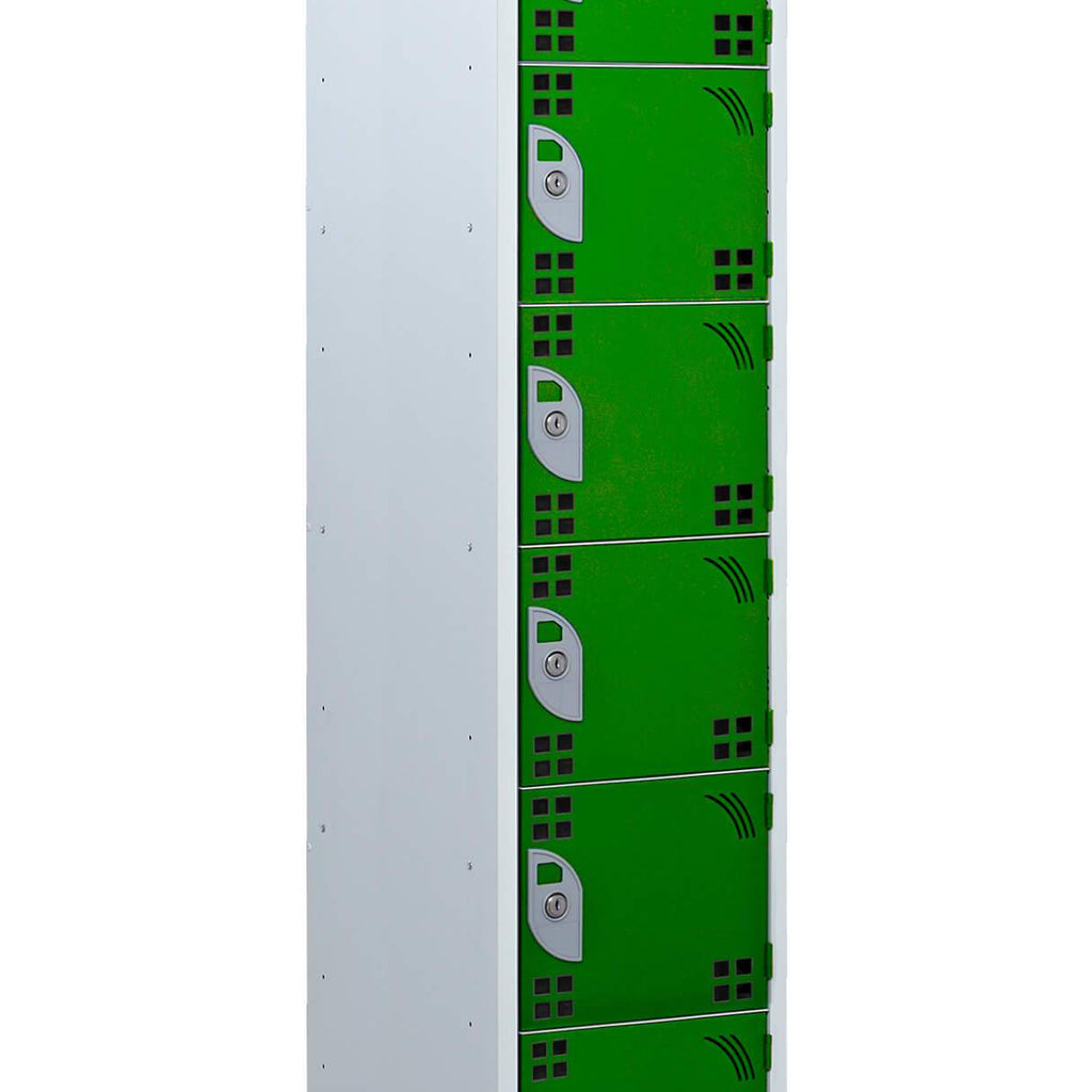 8 Compartment Tool Charging Locker - RCD Plug green (4459633082403)