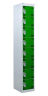 8 Compartment Tool Charging Locker - RCD Plug green (4459633082403)