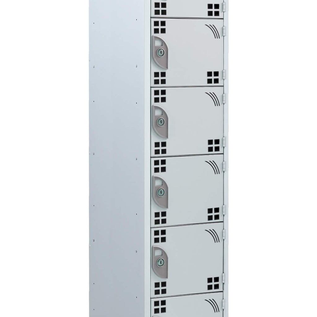8 Compartment Tool Charging Locker - RCD Plug grey (4459633082403)