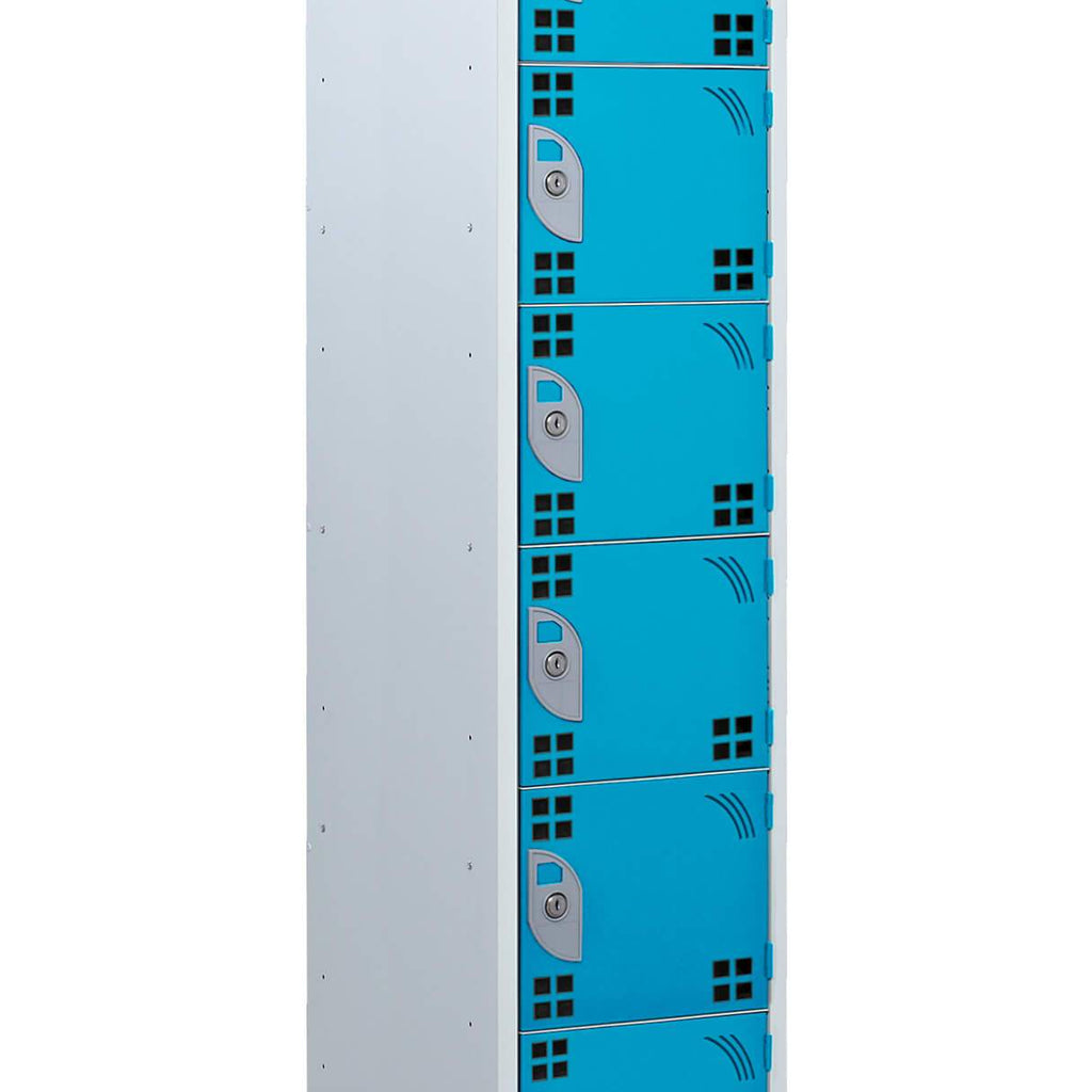 8 Compartment Tool Charging Locker - RCD Plug light blue (4459633082403)