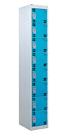 8 Compartment Tool Charging Locker - RCD Plug light blue (4459633082403)