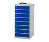 8 Tier laptop charging locker - blue (4459640619043)