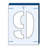Industrial 0-9 Large Numbers Stencil Kits - 150mm to 300mm