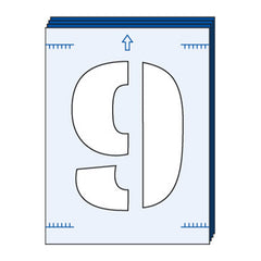 Industrial 0-9 Large Numbers Stencil Kits - 150mm to 300mm