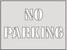 No Parking Road Marking Stencil (6025533292715)
