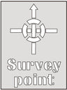 Survey Point Floor Marking Stencil (6025533685931)