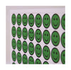 Magnetic Whiteboard Printed Vinyl Indicators - Sheet of 64 green smiley face (6175055675563)