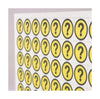 Magnetic Whiteboard Printed Vinyl Indicators - Sheet of 64 yellow question mark (6175055675563)