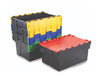 77 Litre Attached Lid Containers (600mm x 400mm x 400mm) 2 Pack (4798400888867)