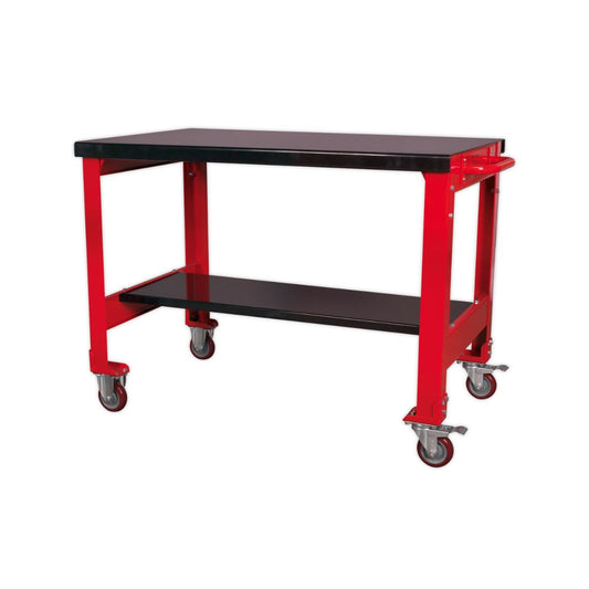 Mobile 2 Level Heavy Duty Workbench (4804696637475)