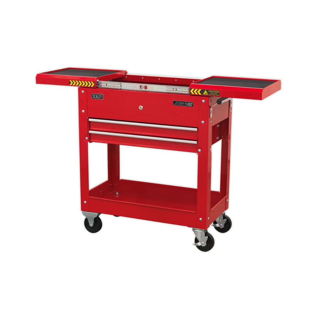 Mobile Tools and Parts Workshop Trolley red (4634657095715)