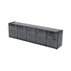 5 Compartment Stackable Tilt Storage Bins (4634657423395)