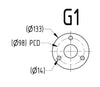 Flange for 48mm and 60mm version (4365598195747)