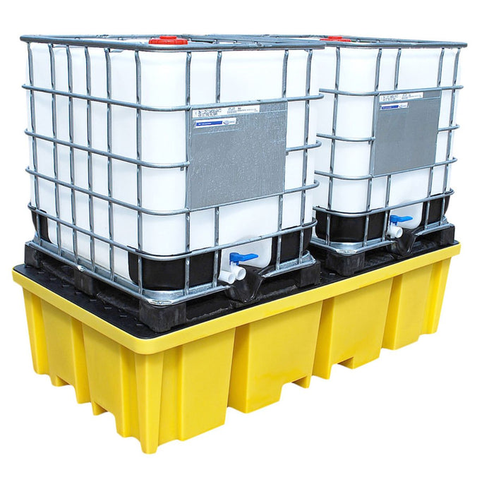 Double IBC Bund Pallet with 4-Way Forklift Access