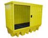 Secure Steel Covered IBC Storage Bund Pallets double (6095247442091)