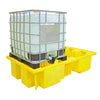Double IBC pallet without a removable grid