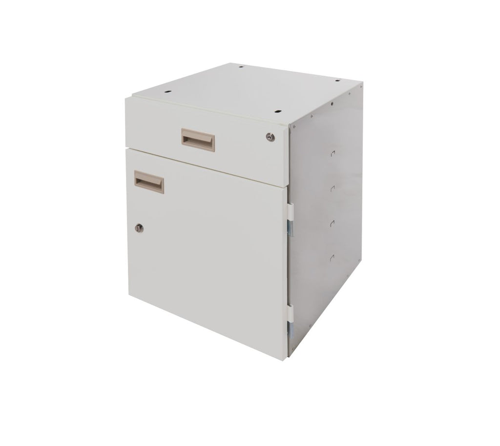Storage Cupboard and Drawer Unit for Mailroom Workbenches (4807716110371)