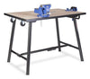 Folding Workbench with Handles, Wheels and Vices - 300kg Load (4445100408867)