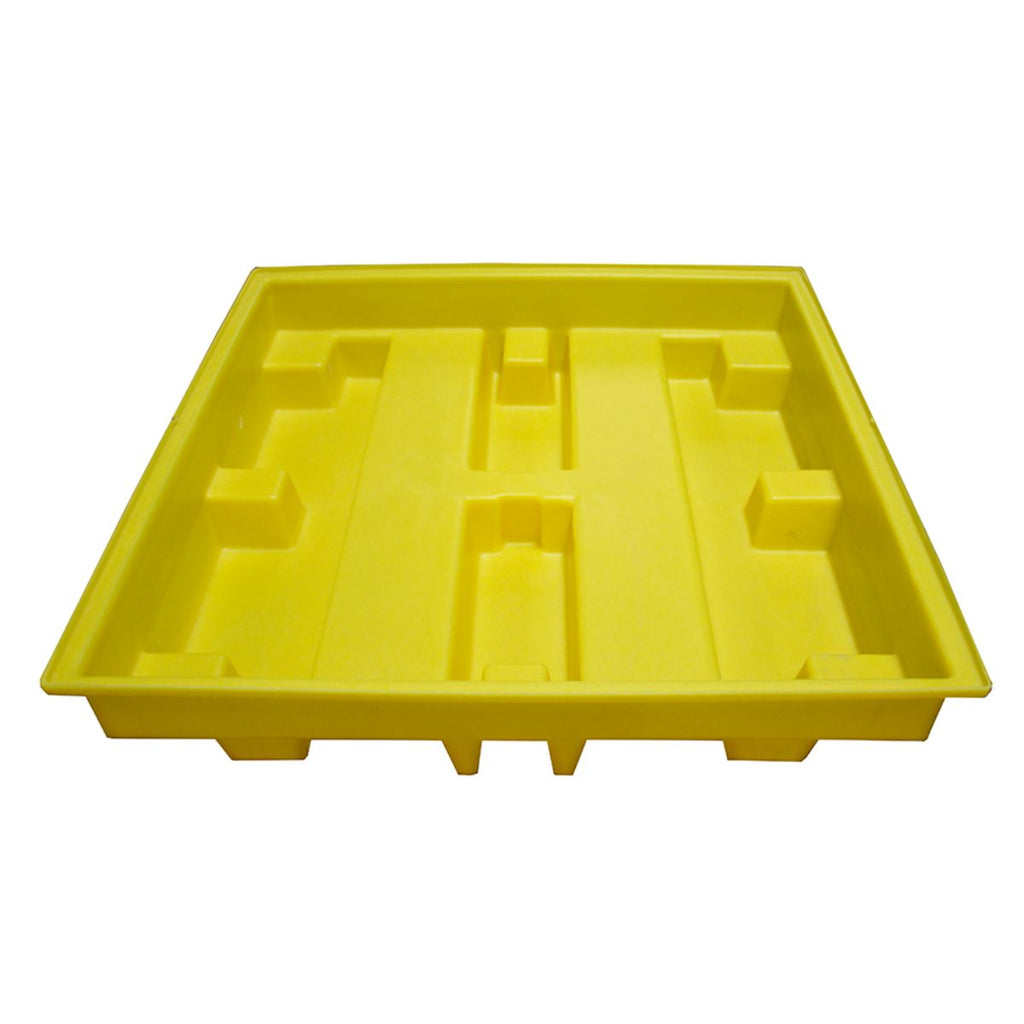 4-Drum Low-Profile Bunded Spill Pallet