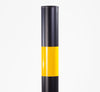Black and Yellow Metal Bollard (4365598261283)