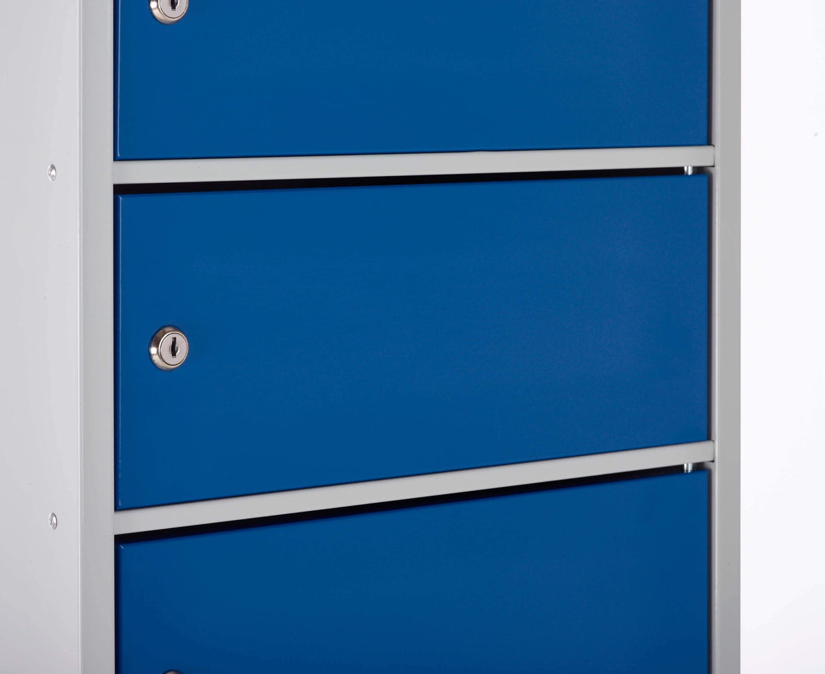 12 Tier Laptop Storage Locker with 12 Doors | First Mats UK